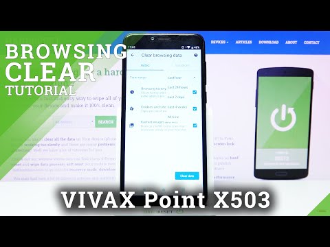 How to Clear Browsing Data on VIVAX Point X503 – Remove Browsing History