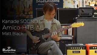 Video thumbnail for Blue Guitars - Kanade SOUND DESIGN / Amico-HTB-AL - Matt Black by Blue Guitars