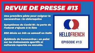 News in slow French – Episode #13 podcast – 15 March 2020