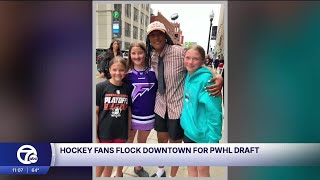PWHL Draft brings fans from across the country to downtown Detroit for historic 2026 event