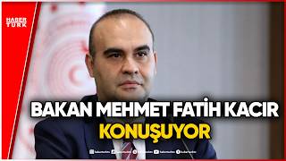 #CANLI - Sanayi ve Teknoloji Bakanı Mehmet Fatih Kacır konuşuyor