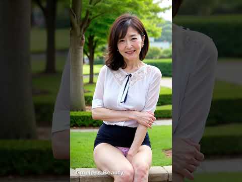 70-year-old sitting mature woman Maybe you can see it... AI Japanese mature Look Book ▶3:30
