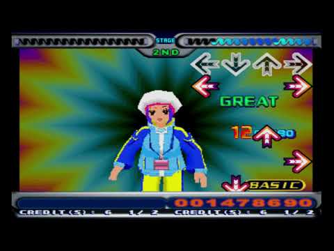 mame 212 - dance dance revolution 5th mix  - EMI - three stages arcade gameplay - 1080p 60fps