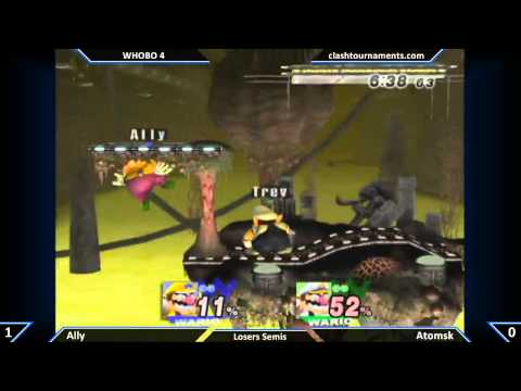 WHOBO 4 - Ally vs Atomsk - Losers Semis - SSBB