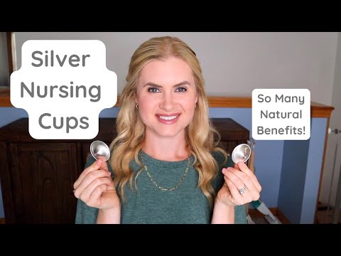 Moogco Silver Nursing Cups For Breastfeeding Moms | Heal Cracked & Sore Nipples Naturally!
