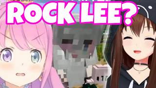 Tokino Sora Can't Stop Laughig At Luna's Eyebrows | Minecraft [Hololive/Sub]