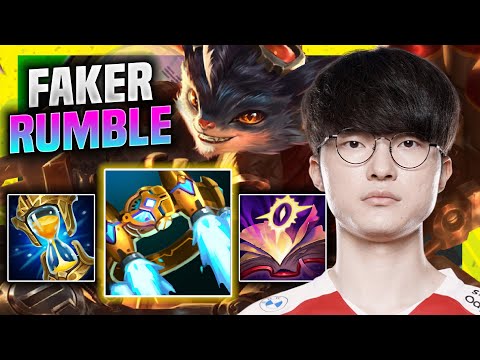 FAKER UNSTOPPABLE WITH RUMBLE! - T1 Faker Plays Rumble Jungle vs Diana! | Season 11