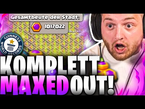 🏆😍PLACE 1 Global!!! | 550.000€ Clan FULL MAXED! | Neuer Weltrekord Loot! | Clan Capital full maxed!