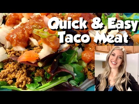 Seasoned Taco Meat (Carb Free, Gluten Free, Dairy Free)