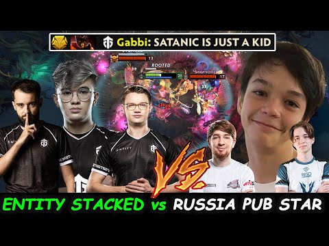 SATANIC IS JUST A KID !!! GABBI DOOM + Entity Stacked vs Russian Pub Star