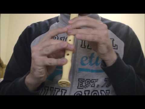 Cold Water - Major Lazer (feat. Justin Bieber & MØ) flauta dulce con notas