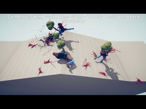 10x Monkey King vs Every Units or Gods - Totally Accurate Battle Simulator