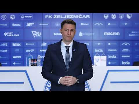 Haris Slato novi direktor FK Željezničar: Gradimo klub za godine koje dolaze