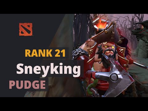 Sneyking (Rank 21) plays Pudge Dota 2 Full Game