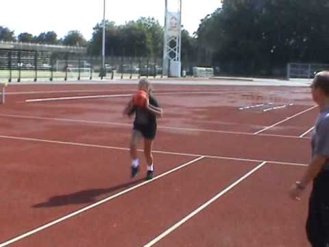 Korfball shooting technique