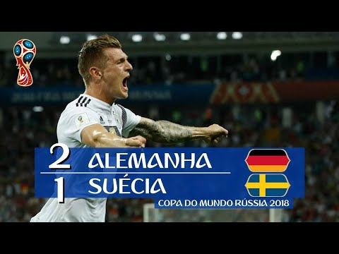 Alemanha 2 x 1 Suécia - melhores momentos (GLOBO HD 720p) Copa do Mundo Rússia 2018