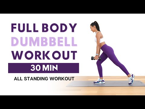 30 MIN FULL BODY DUMBBELL WORKOUT at Home - Toning & Strength | No Repeats