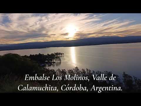Atardecer en Embalse Los Molinos, Valle de Calamuchita, Córdoba.