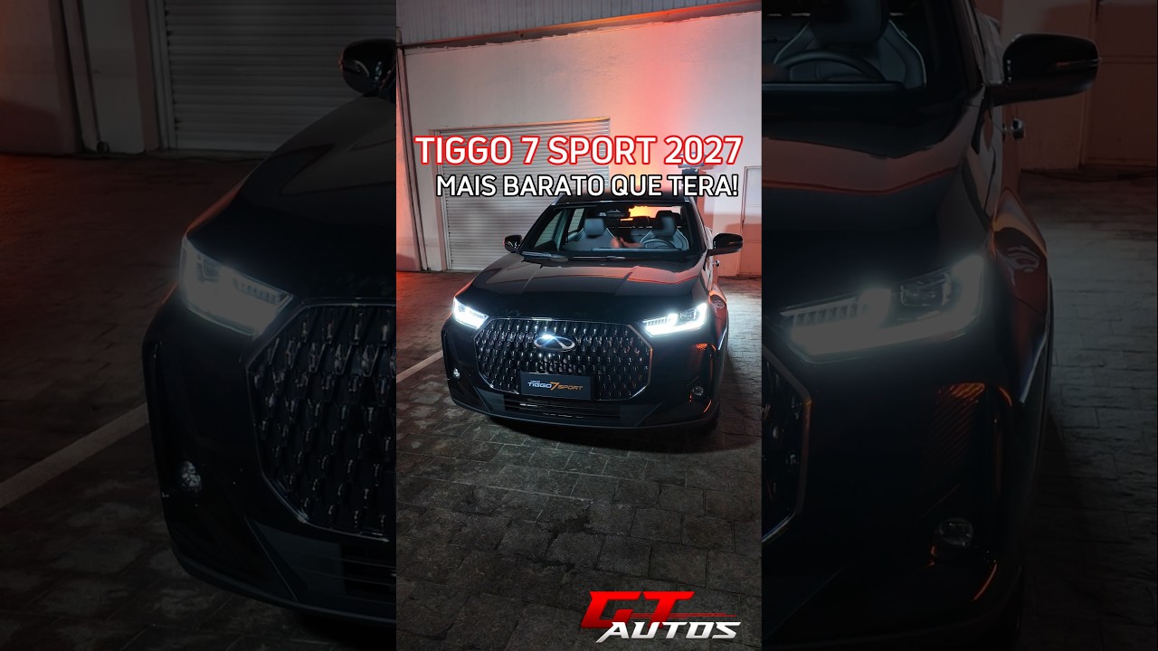 Novo CAOA Chery Tiggo 7 Sport ficou mais barato e custa menos que um VW Tera! #shorts