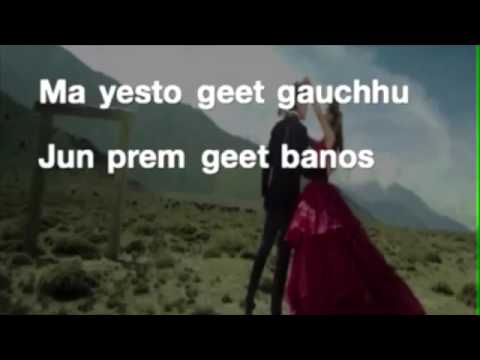 Ma yasto geet gaauchhu karaoke
