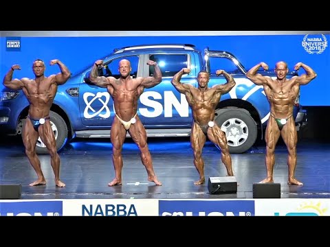 NABBA Universe 2018 - Masters Over 40 Comparisons