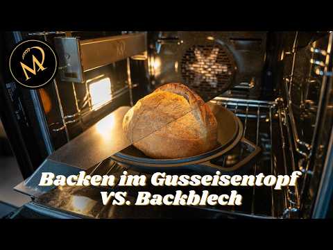 Backen im Gusseisentopf vs. Backblech: Was ist besser?