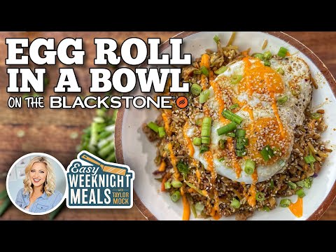 Easy Weeknight Meal: Egg Roll in a Bowl | Blackstone Griddles