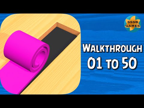 Color Roll 3D: Level 1 To 50 , iOS/Android Walkthrough - YouTube