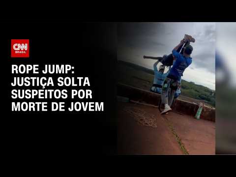 Justiça solta suspeitos por morte de jovem lançada sem cordas em rope jump | CNN NOVO DIA