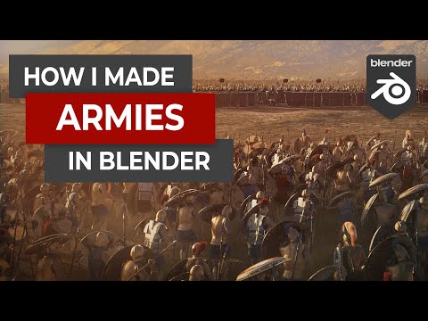 How I Made Huge Armies.... in Blender! (Breakdown)