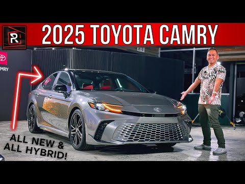 The 2025 Toyota Camry Is A Hybrid Only Redesign Of America's Favorite Sedan