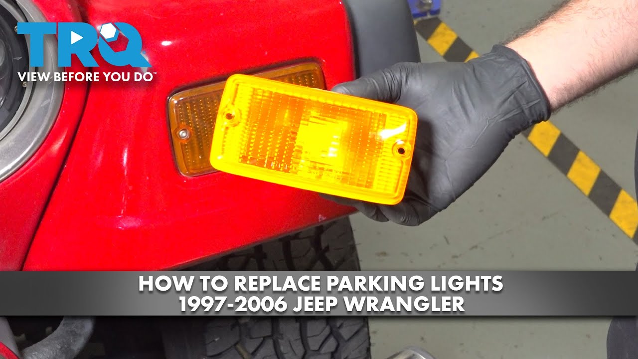 How to Replace Parking Lights 1997-2006 Jeep Wrangler