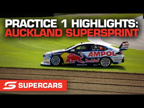 SUPERCARS 2022 ITM オークランド スーパースプリント プラクティス1ハイライト動画