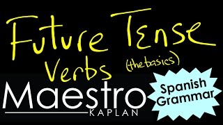 FUTURE TENSE: How to conjugate verbs in Spanish