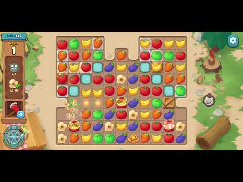 We Bare Bears Match3 Repairs Level 215 - No Boosters