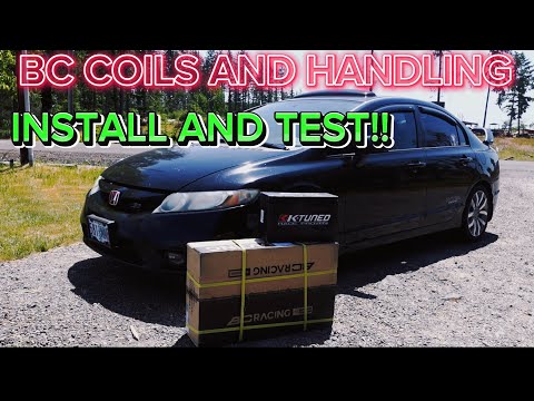 BC coilovers for my 8th gen Honda Civic si (Big handling mods) (& Ktuned camber arms)