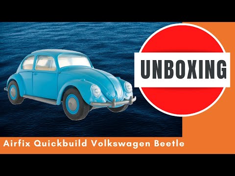 Unboxing + Review Airfix Quickbuild Volkswagen Beetle J6015-