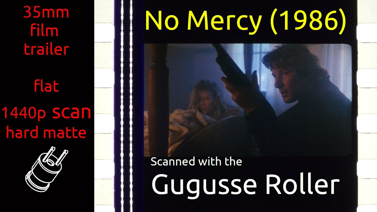 No Mercy (1986) 35mm film trailer, flat hard matte, 1440p