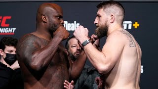 UFC Vegas 45: Weigh-in Faceoffs