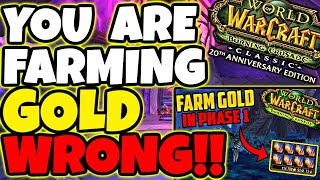 The BEST Way To Farm Gold in The Burning Crusade is NOT What You Think!