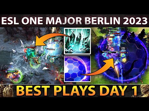 Dota 2 Best Plays of ESL ONE Berlin Major - Playoffs Day 1