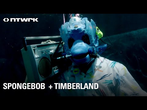 Major Lazer's Jillionaire goes swimming pool diving with SpongeBob SquarePants, Timberland, & NTWRK