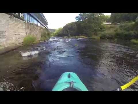 First time in kayak Llangollen North Wales  *Nearly died*