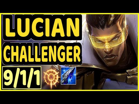 HUMANOID (LUCIAN) - 9/1/1 KDA CHALLENGER GAMEPLAY - EUW