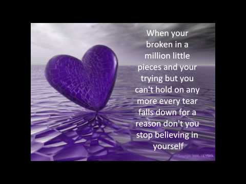 Broken Lindsay Haun lyrics on screen!