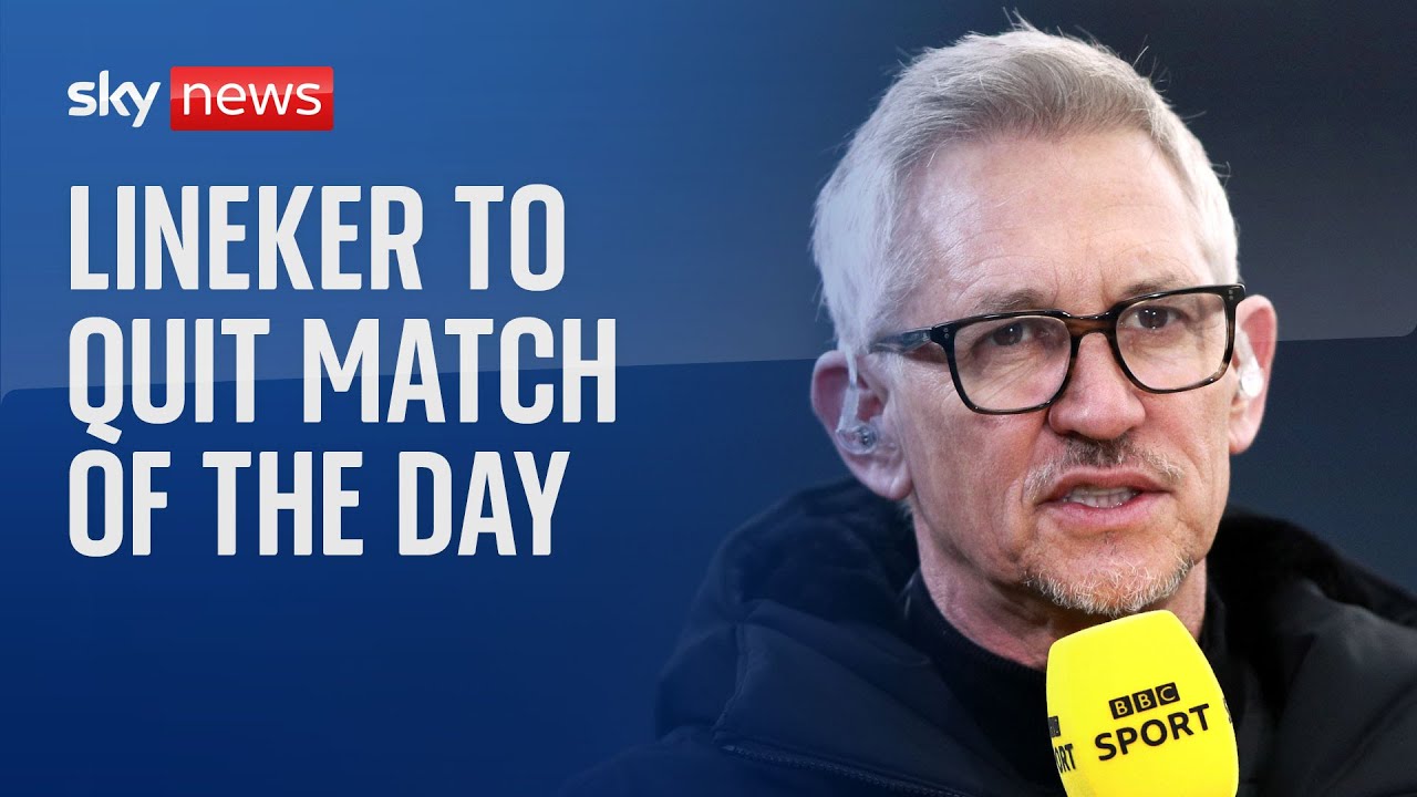 BREAKING: Gary Lineker to leave BBC's Match Of The Day