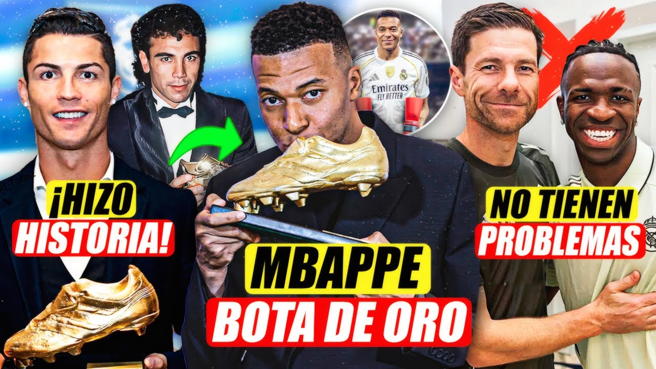 💣 ¡MBAPPÉ SIGUE LOS PASOS DE CRISTIANO Y SE HACE CON LA BOTA DE ORO! | XABI Y VINI SE RECOINCILIAN