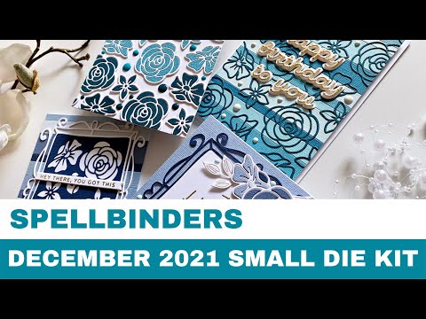 #104 Spellbinders December 2021 Small Die Kit - Card Inspirations