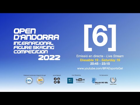Open d'Andorra 2022 Figure Skating - Saturday, November 19th - Stream 6