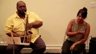 Darius Jones & Amirtha Kidambi - New Revolution Arts, Brooklyn - July 18 2015